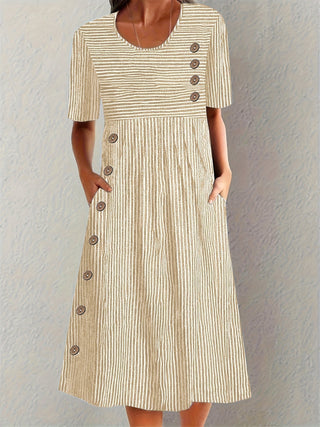 Edna | Striped Summer Dress
