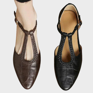 Evelyn | Classic T-Strap Flats