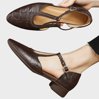 Evelyn | Classic T-Strap Flats