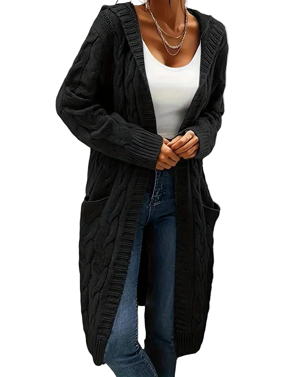 Beatrice | Cozy Cable Knit Cardigan
