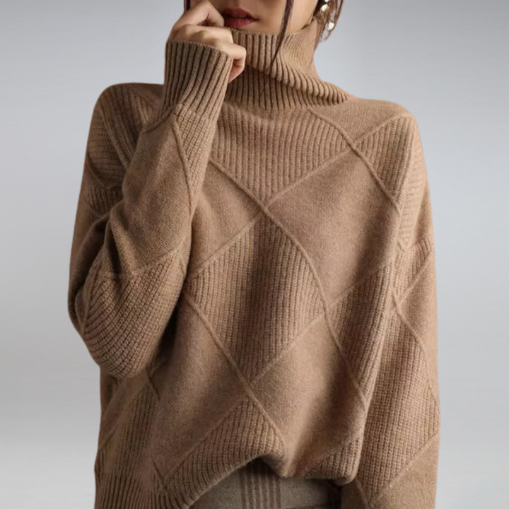 Sienna | Cashmere Turtleneck Sweater