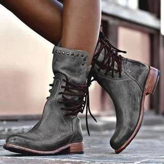 Savannah | Classic Leather Lace-Up Boots