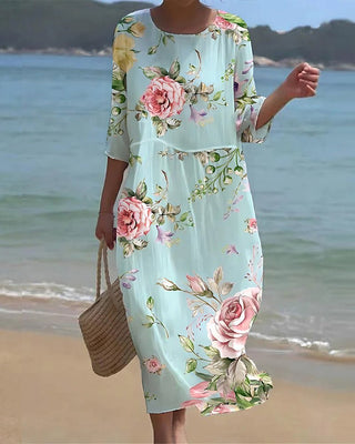 Brya | Sunset Flower Dress