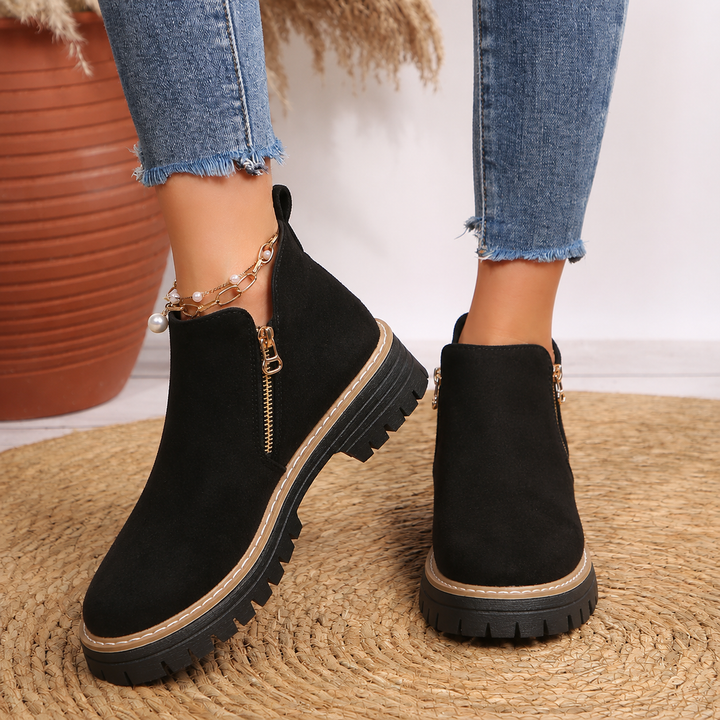 Harriet | Comfort Zip Ankle Boots