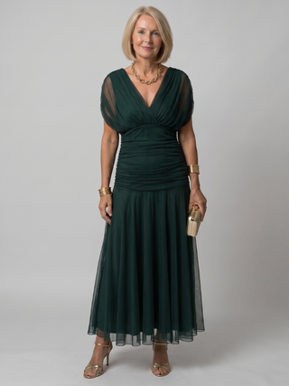 Calen™ Off Shoulder Flow Midi Dress