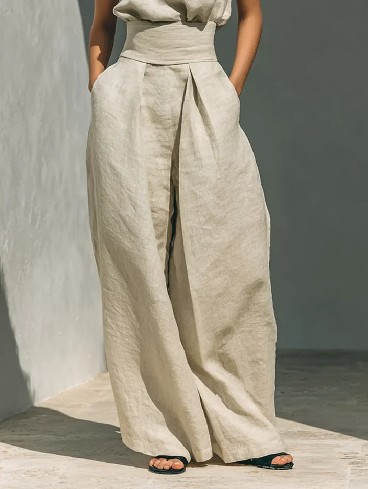 Joana Elegant Cotton and Linen Set