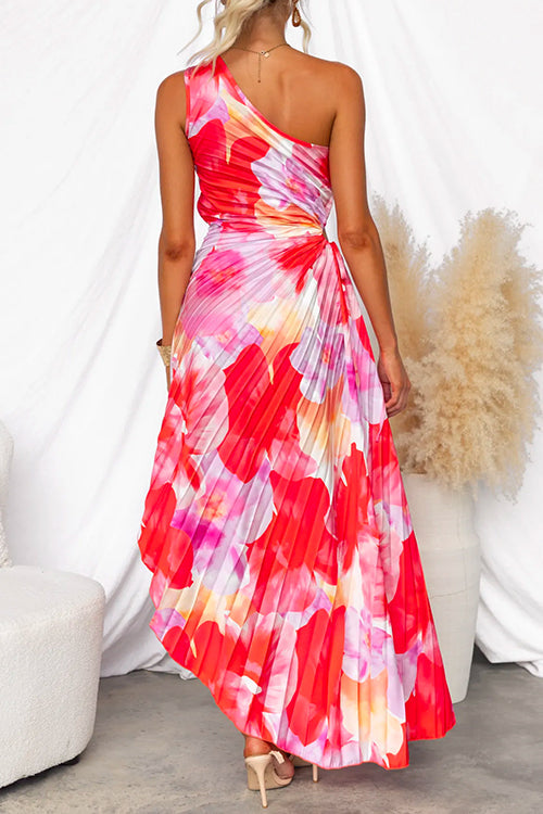 Willow & Mae™ | Pleated One-Shoulder Dress