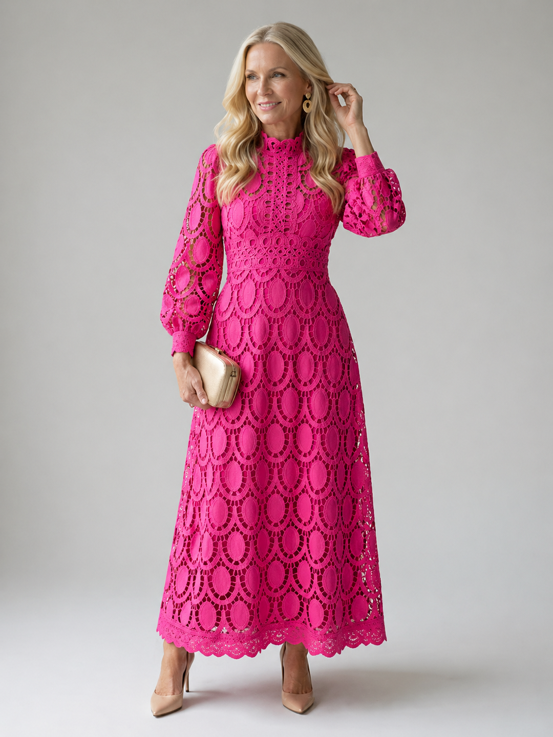 Eloah™ | Lace Midi Dress
