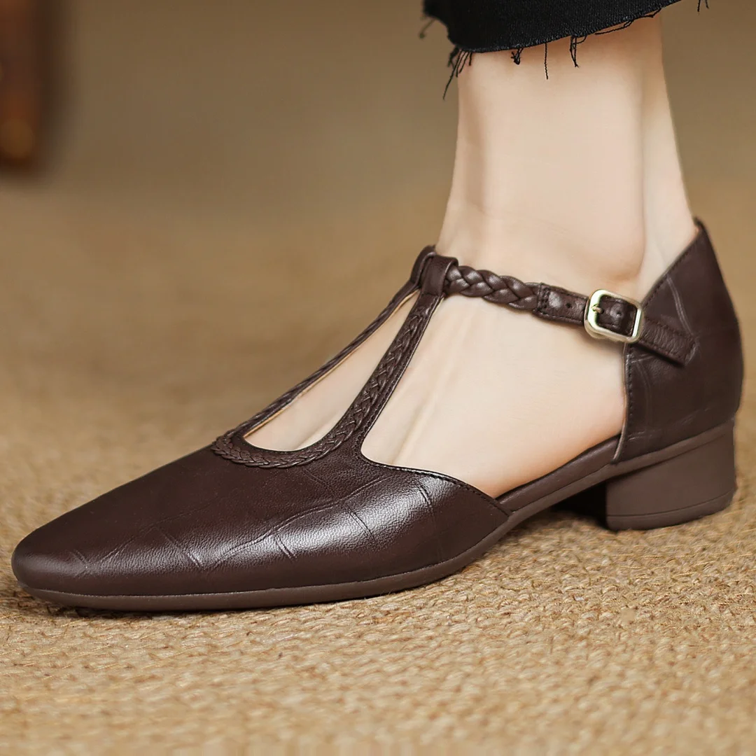 Amelia | Elegant Mary Jane Flats