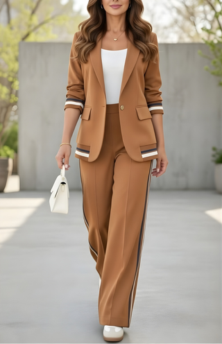 Zaria | Pleated Halter Neck Wide Leg Jumpsuit