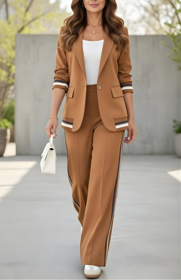 Zaria | Pleated Halter Neck Wide Leg Jumpsuit