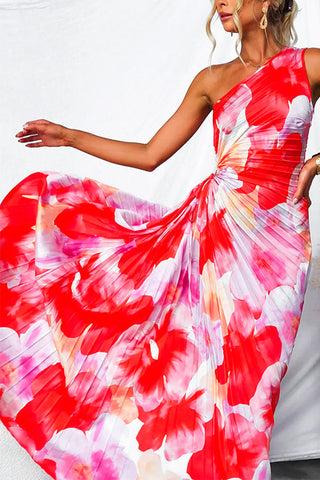 Willow & Mae™ | Vibrant Tropical Evening Dress