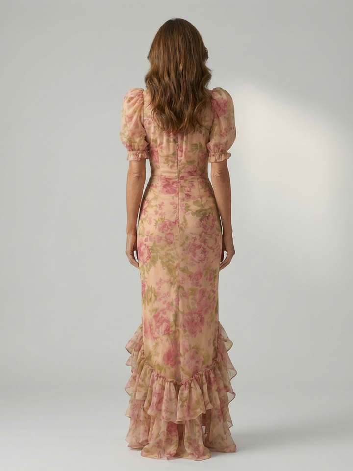 Willow & Mae Gentle High Neck Maxi Dress