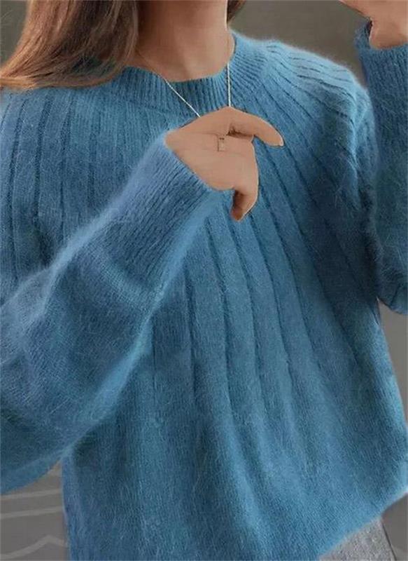 Caitlyn | Stylish Ribbed Knit Sweater