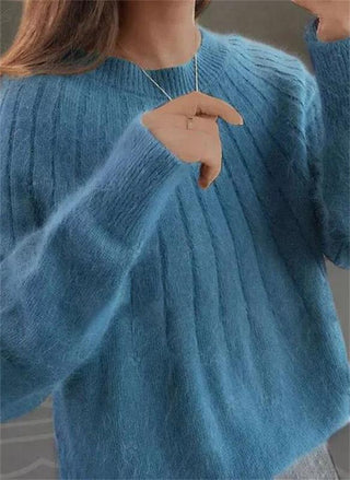 Caitlyn | Stylish Ribbed Knit Sweater