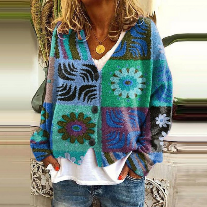 Daisy | Floral Knit Cardigan