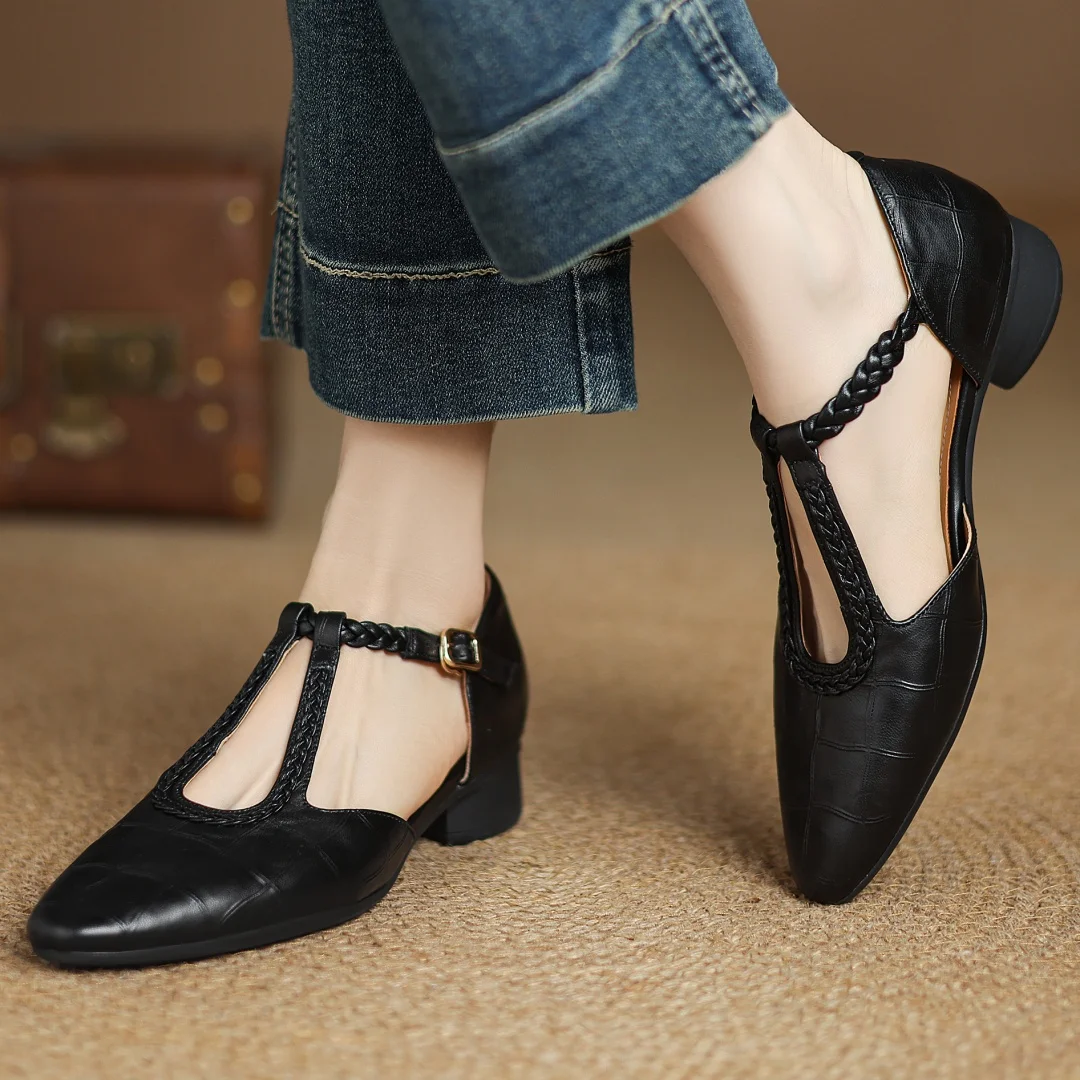 Amelia | Elegant Mary Jane Flats