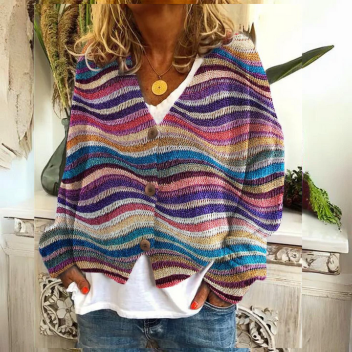 Daisy | Floral Knit Cardigan