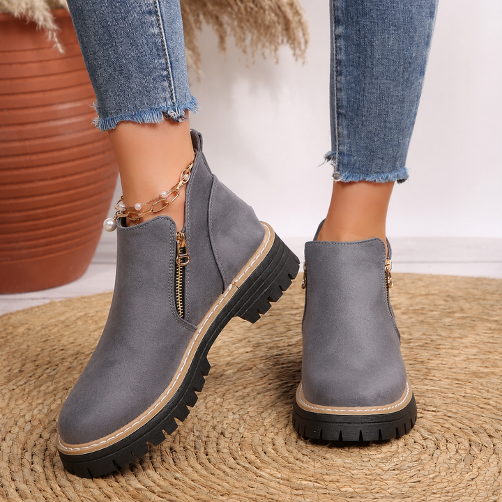 Harriet | Comfort Zip Ankle Boots