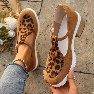 Delilah | Leopard Comfort Heels
