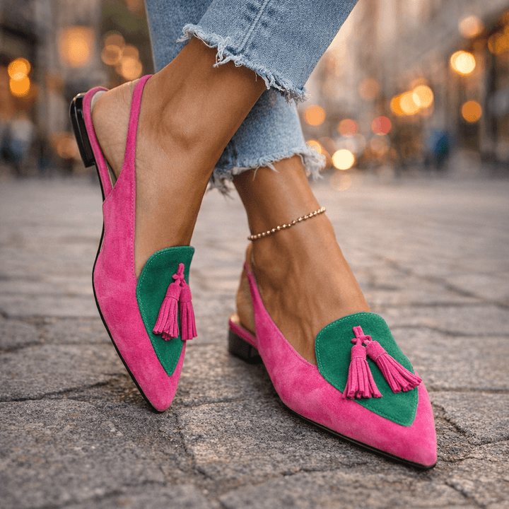 Elisa | Strappy Tassel Sandals