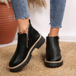 Harriet | Comfort Zip Ankle Boots