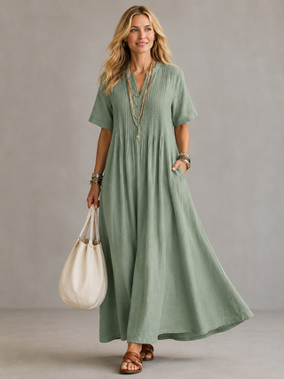 Nathalia™ | Pleated Dress