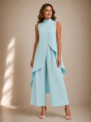 Ruby | Sculpted High-Neck Jumpsuit