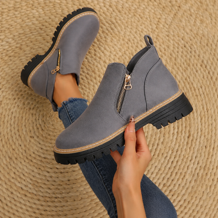 Harriet | Comfort Zip Ankle Boots