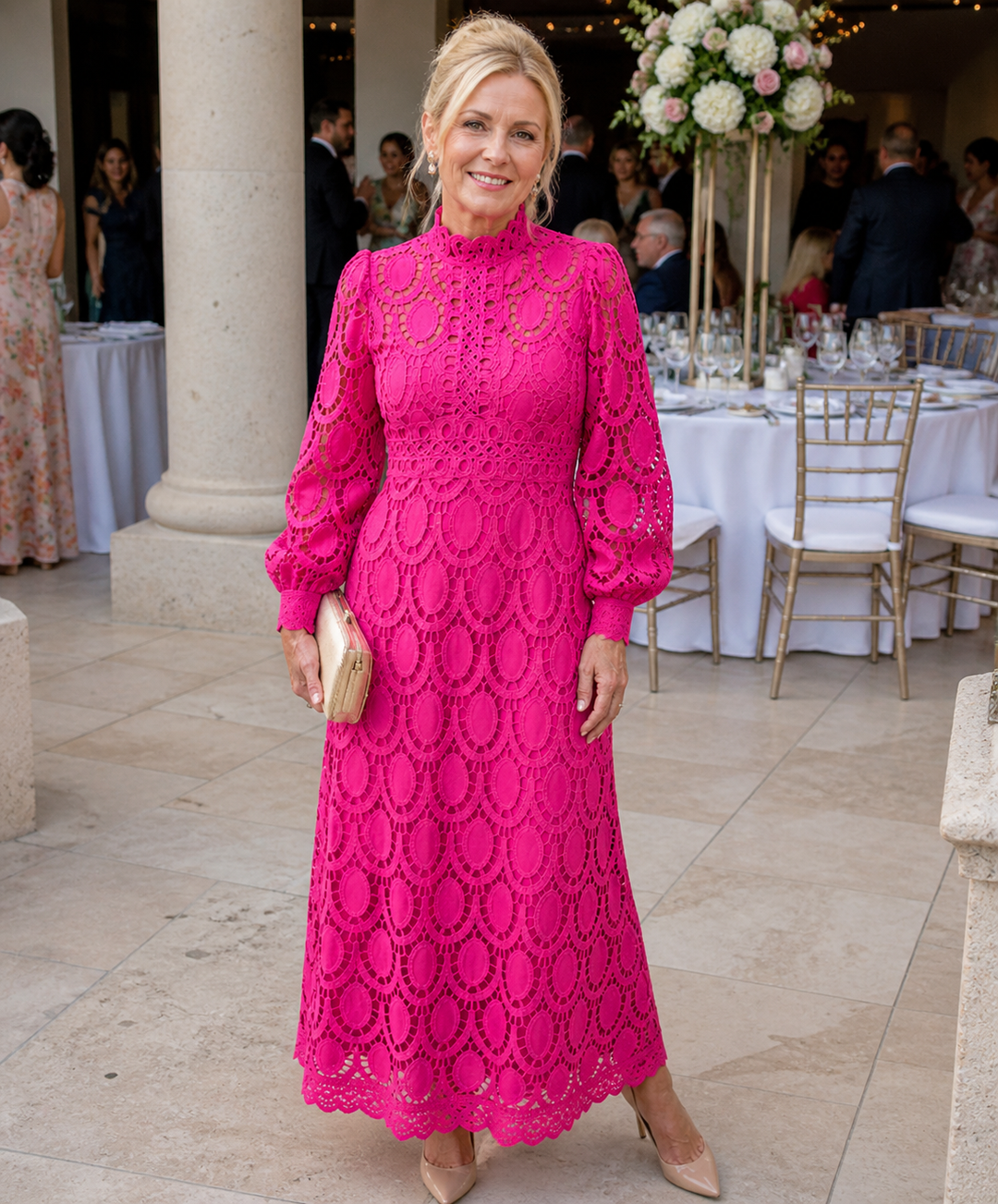 Willow & Mae™ | Lace Midi Dress