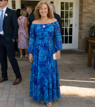 Willow & Mae™ | Off Shoulder Floral Maxi Dress