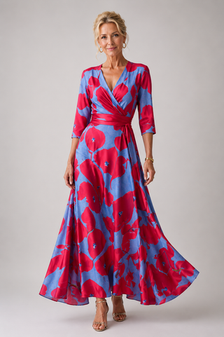 Willow & Mae™ | Comfortable dress for every day with V-neck