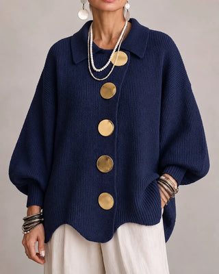 Elara | Oversized Button Knit Cardigan