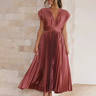 Willow & Mae™ | Timeless Pleated Midi Dress