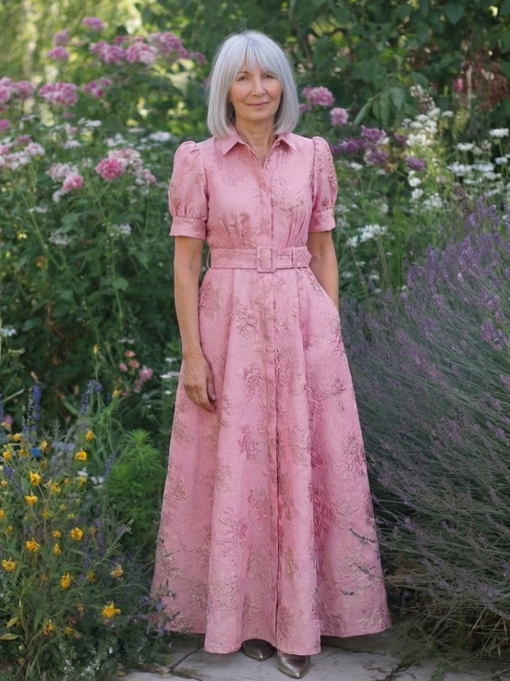Willow & Mae™ | Belted Floral Maxi Dress