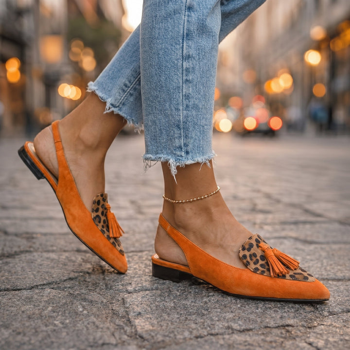 Elisa | Strappy Tassel Sandals