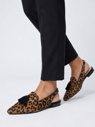 Monroe | Leopard Tassel Loafers
