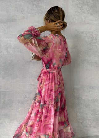 Willow & Mae™ | Wrap Dress with Floral Print
