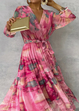 Willow & Mae™ | Wrap Dress with Floral Print