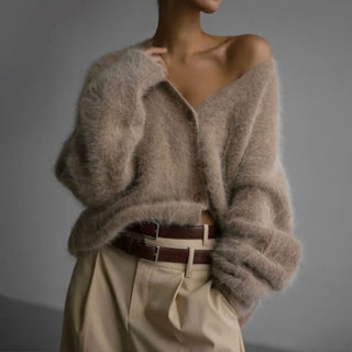 Amelia | Comfortable Fur Cardigan