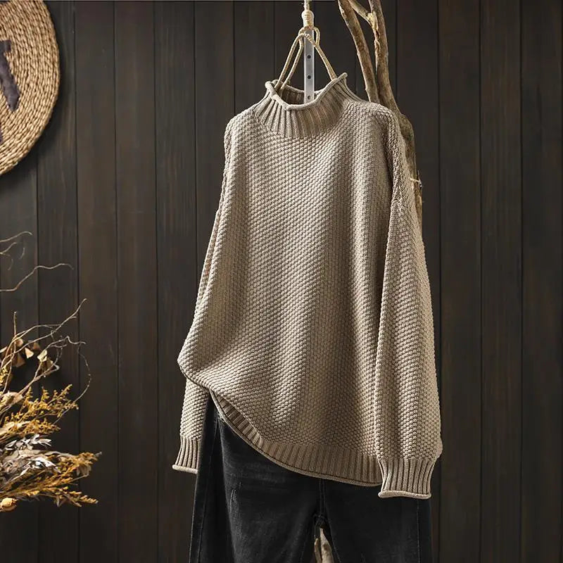 Violet | Cozy Knit Turtleneck Sweater
