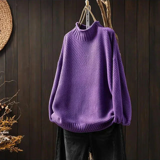 Violet | Cozy Knit Turtleneck Sweater