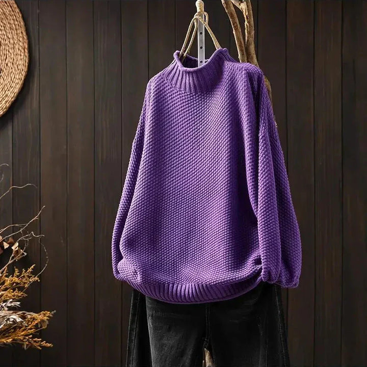 Violet | Cozy Knit Turtleneck Sweater