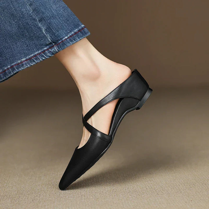 Charlotte | Elegant Pointed Mary Jane Flats