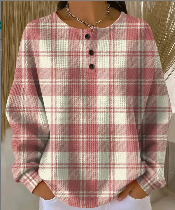 Harper | Cozy Patchwork Knit Sweater