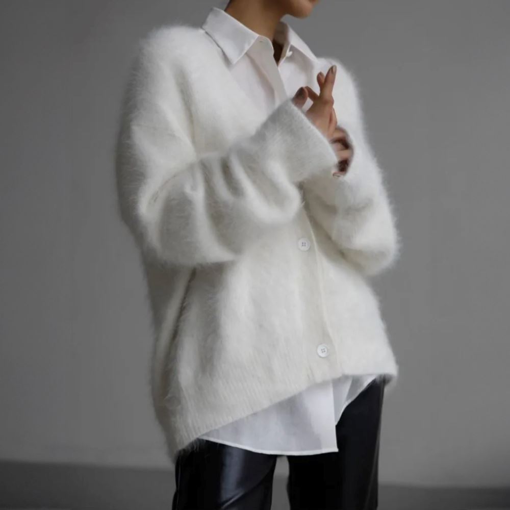 Amelia | Comfortable Fur Cardigan