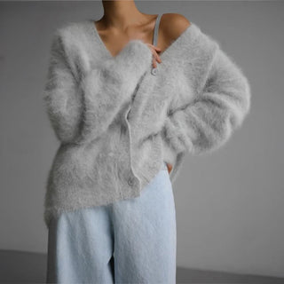 Amelia | Comfortable Fur Cardigan