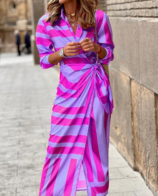 Willow & Mae™| Printed Wrap Dress