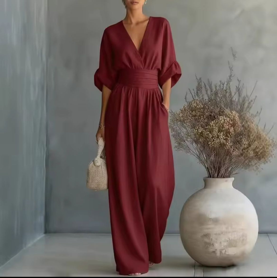 Alessia | Elegant Wide-Leg Jumpsuit