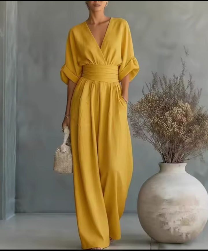 Alessia | Elegant Wide-Leg Jumpsuit